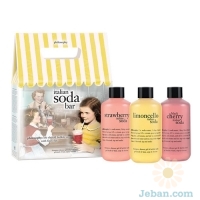 'Italian Soda Bar' Shampoo, Shower Gel & Bubble Bath Trio