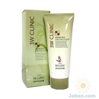 3w Clinic : Brown Rice Pure Foam Cleanser