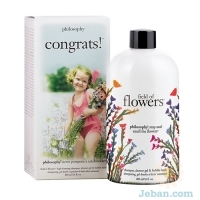  'Congrats! - Field Of Flowers' Shampoo, Shower Gel & Bubble Bath