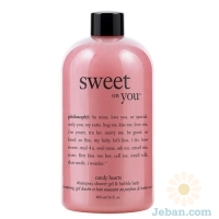  'Sweet On You' Candy Hearts Shampoo, Shower Gel & Bubble Bath