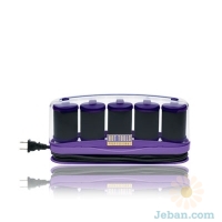  5 - Piece Travel Hairsetter With Super-size Flocked Rollers