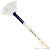 White Fan Brush