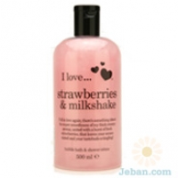 Strawberries & Milkshake Bubble Bath & Shower Creme 