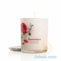 Rosewater : Poured Candle