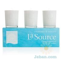 La Source® : Three Fragranced Candles