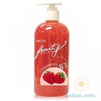 Fruity Shower Scrub : Strawberry