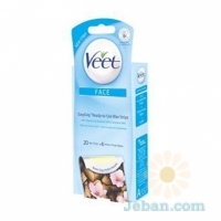 Easygrip Ready-to-use Facial Wax Strips With Vitamin E & Almond Oil For Sensitive Skin