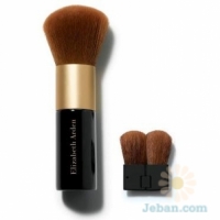 Mineral Makeup Face Brush With Folding Mini Face Brush