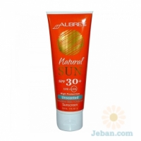 Natural Sun SPF 30+ : Unscented Sensitive Skin/Children
