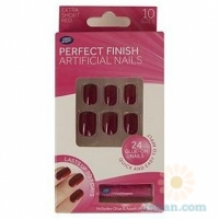 Artificial Nail Red Extra Short