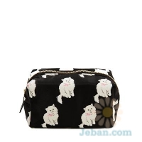 Cat Print : Cosmetic Pouch