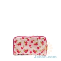 Colored Rose Cosmetic Case