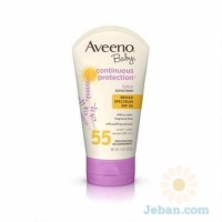 Baby Continuous Protection : Lotion Sunscreen With Broad Spectrum Spf 55