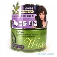 Henna Hair Wax : Volume Type