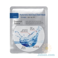 Essential Source : Hyaluronic Acid Dual Sheet Mask