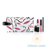 Lip Bag By Rebecca Moses : Pink X3