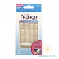 Nails Fast French : Short Pink