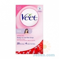 Face Ready-To-Use Wax Strips