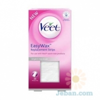 Easy Wax : Replacement Strips For Veet Warm Wax Products