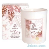 Coconut & Honey : Natural Soy Candle