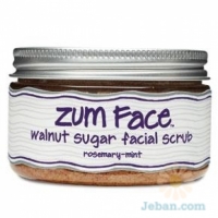Zum Face : Walnut Sugar Facial Scrub Rosemary-mint
