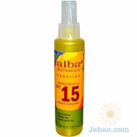 Coconut Dry Oil with SPF 15 Natural Sunscreen