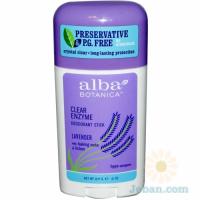 Clear Enzyme Deodorant Stick : Lavender