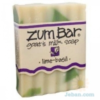 All-natural Goat's Milk Soap : Lime-basil