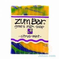 All-natural Goat's Milk Soap : Citrus-mint