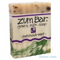 All-natural Goat's Milk Soap : Patchouli-mint
