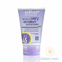 Natural Very Emollient Sunscreen : Pure Lavender SPF 45