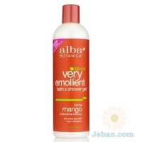Natural Very Emollient Bath & Shower Gel : Honey Mango