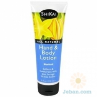 All Natural Hand & Body Lotion : Starfruit