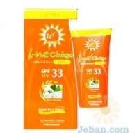UV Line : Sunscreen Cream SPF 33 I-NE Ginkgo plus