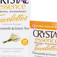 Mineral Deodorant Towelettes : Chamomile & Green Tea