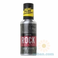 Rock Body Spray Deodorant : Onyx Storm