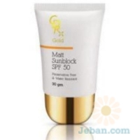 Gold Matt Sunblock SPF50