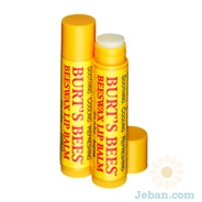 Beeswax Lip Balm (100% Natural) : Beeswax Lip Balm Original 