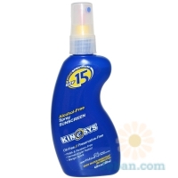 Alcohol-Free Sunscreen Spray, SPF15