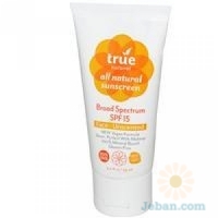 All Natural Face Sunscreen Broad Spectrum SPF 15