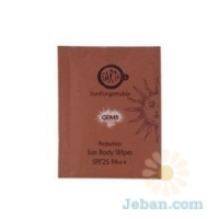 SunForgettable : Sun Protection Body Wipes SPF25 PA++