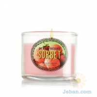 Strawberry Sorbet : Mini Candle