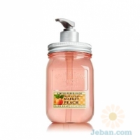 Market Peach : Mason Jar Hand Soap