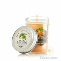 Market Peach : Mason Jar Candle