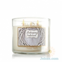 Mahogany Teakwood : 3-Wick Candle