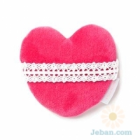 Heart Superfine Fiber Powder Puff