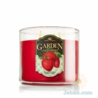 Garden Strawberry : 3-Wick Candle