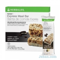 Formula 1 : Express Meal Bar, Cookies ’n Cream