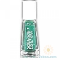 Velvet Effect Nail Art