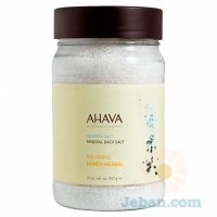 Relaxing Honey-Herbal Mineral Bath Salt
